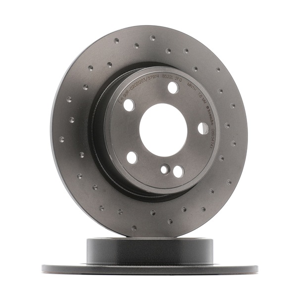 BREMBO 08.B347.4X MERCEDES-BENZ CLA Remschijven origineel