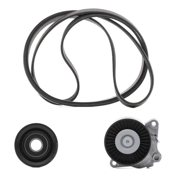 Juego de correas trapeciales poli V 5097758AA RIDEX PLUS 542R0498P