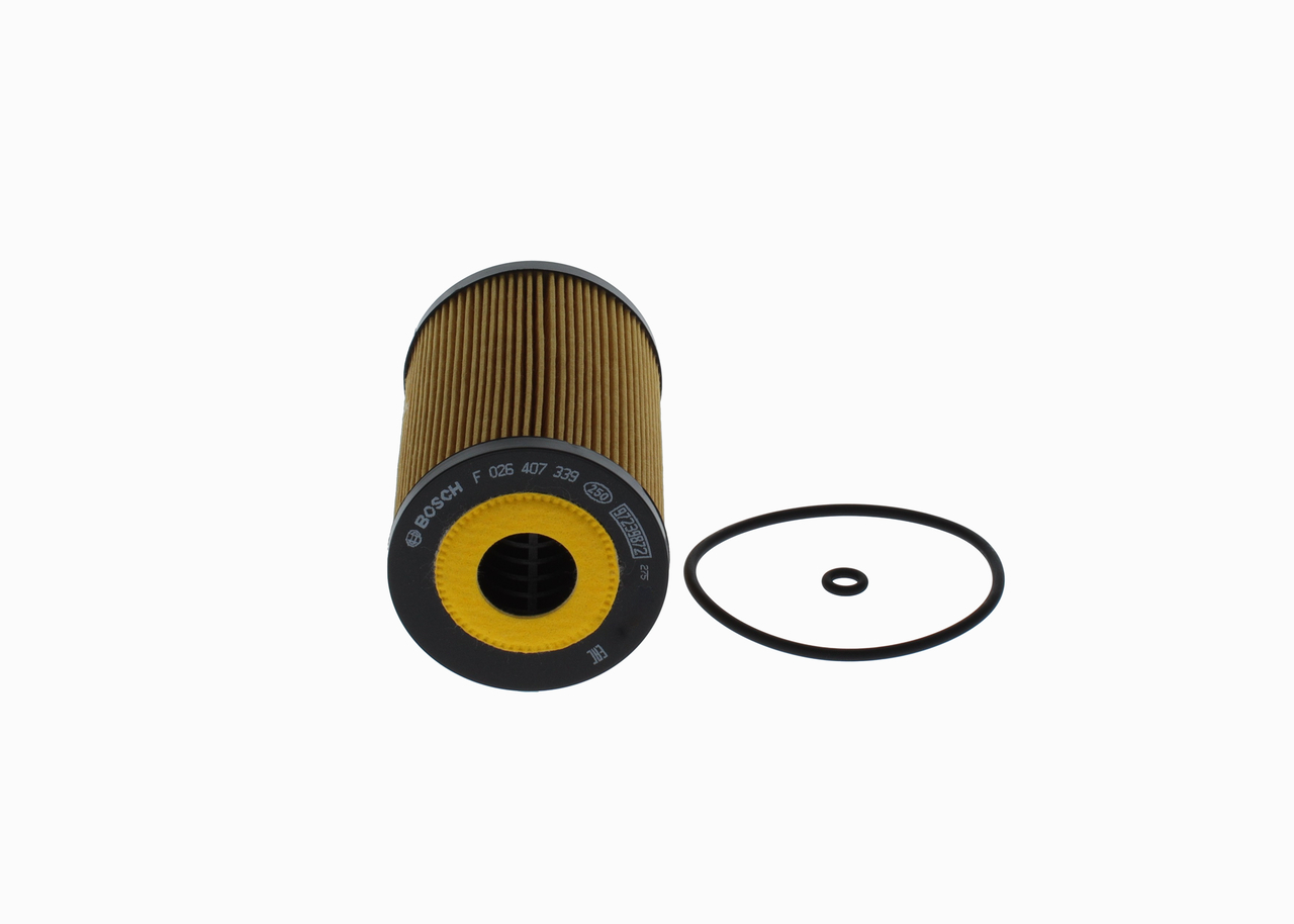 Alyvos filtras BOSCH F 026 407 339 tinka BMW, AUDI, VOLKSWAGEN, MERCEDES-BENZ, VOLVO pigu