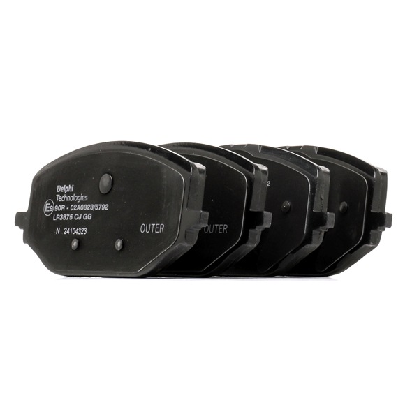 SU001B4150 OE DELPHI Комплект тормозных колодок, дисковый тормоз LP3875