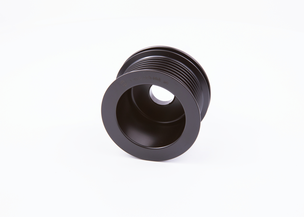 Polia, alternador BOSCH 1 986 AE0 468 adequados para RENAULT, BMW, VW, MERCEDES-BENZ, PEUGEOT barato
