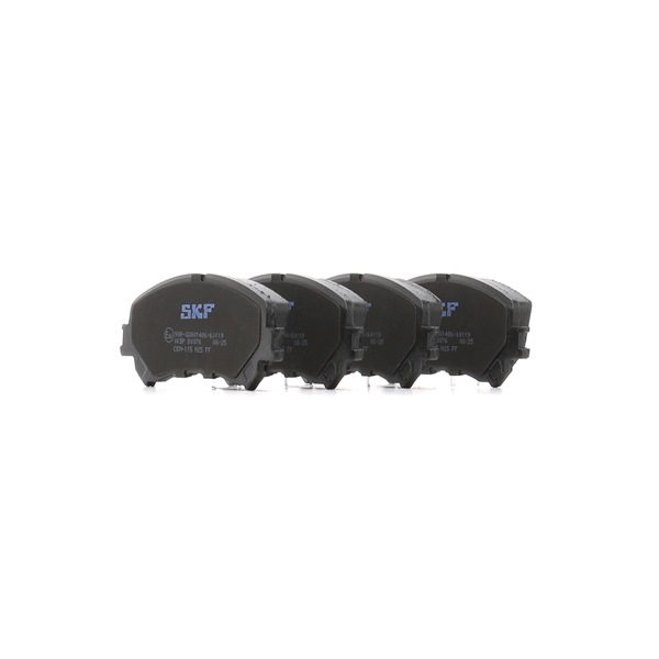 Juego de pastillas de freno 410606124R SKF VKBP 80076