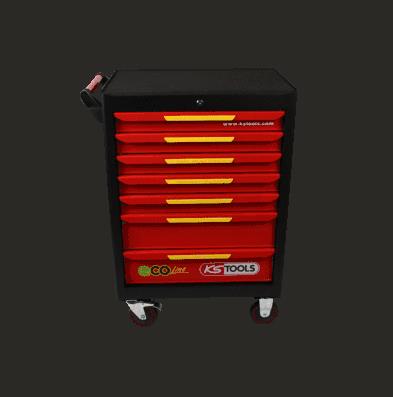 Gereedschapswagen KS TOOLS 897.1007 geschikt voor VOLKSWAGEN, BMW, MERCEDES-BENZ, OPEL, FORD goedkope