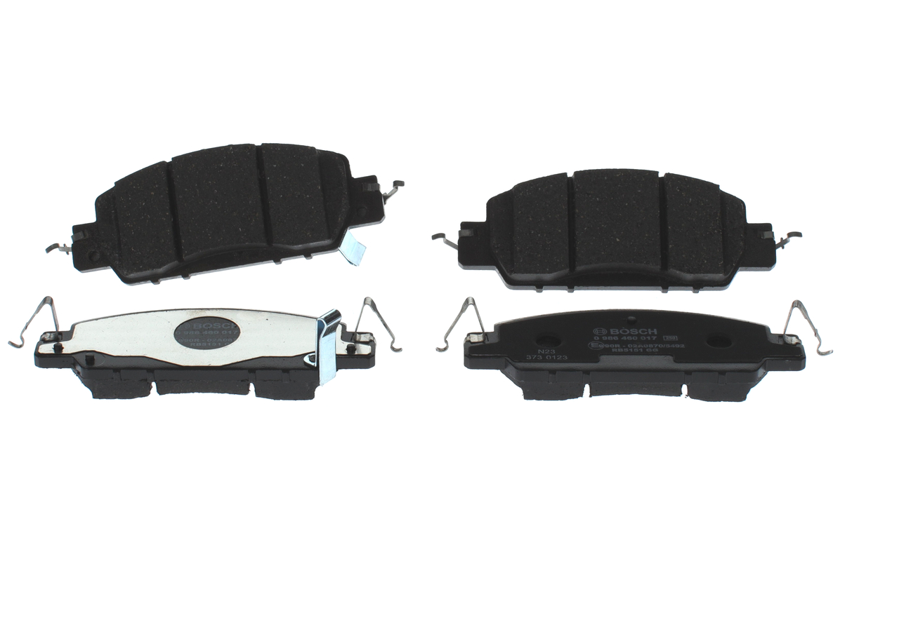 BOSCH Plaquettes de frein 0 986 460 017