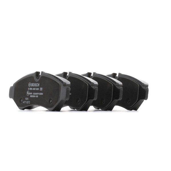 BOSCH 0 986 460 026 Remblokken MERCEDES-BENZ SPRINTER 4-t Open laadbak/ Chassis (907) 415 CDI RWD (907.141, 907.143, 907.145, 907.241, 907.243... Diesel 150 Pk 2024 kosten