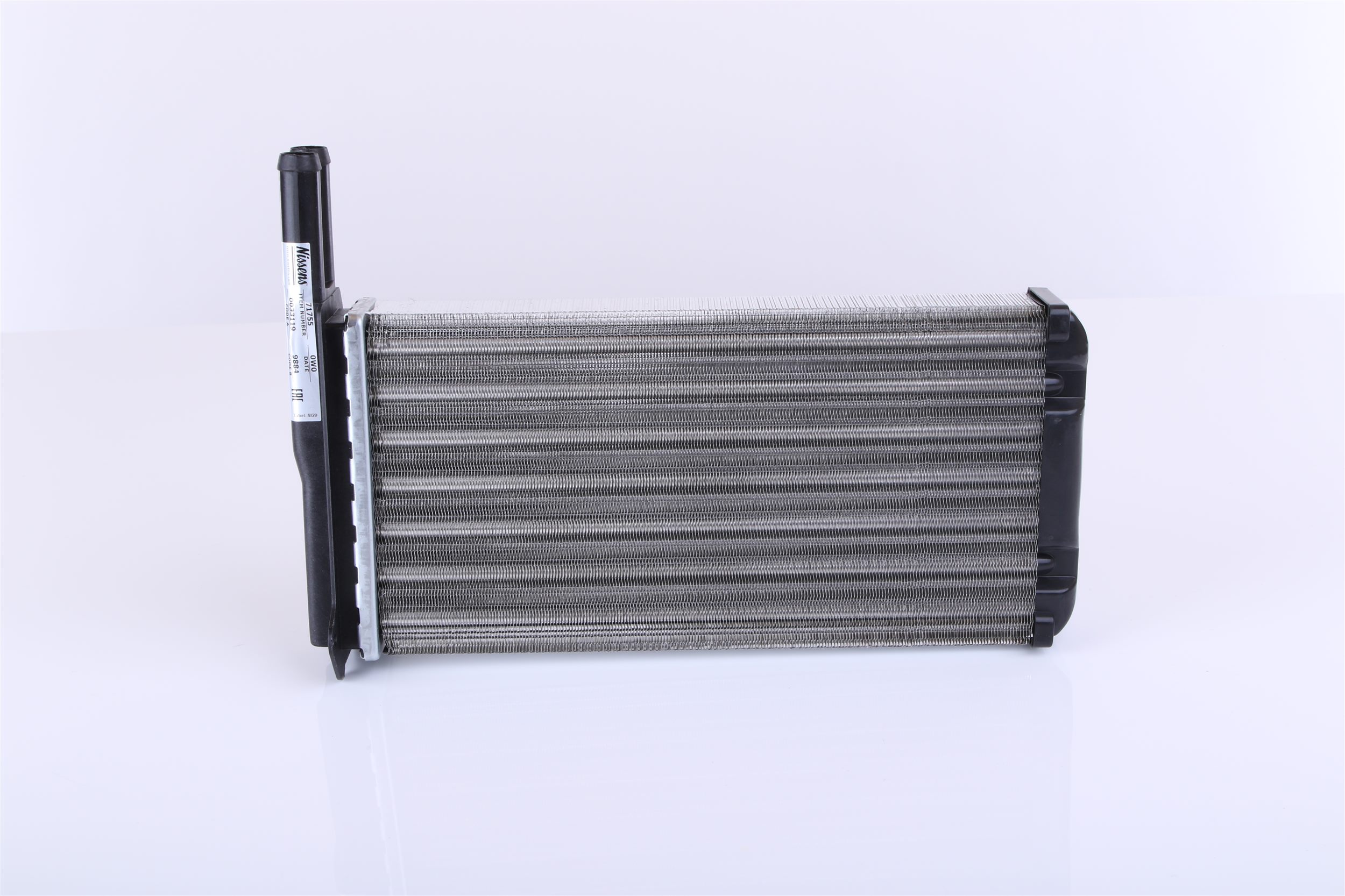 91AG18B539AA OE NISSENS Heater matrix 71755