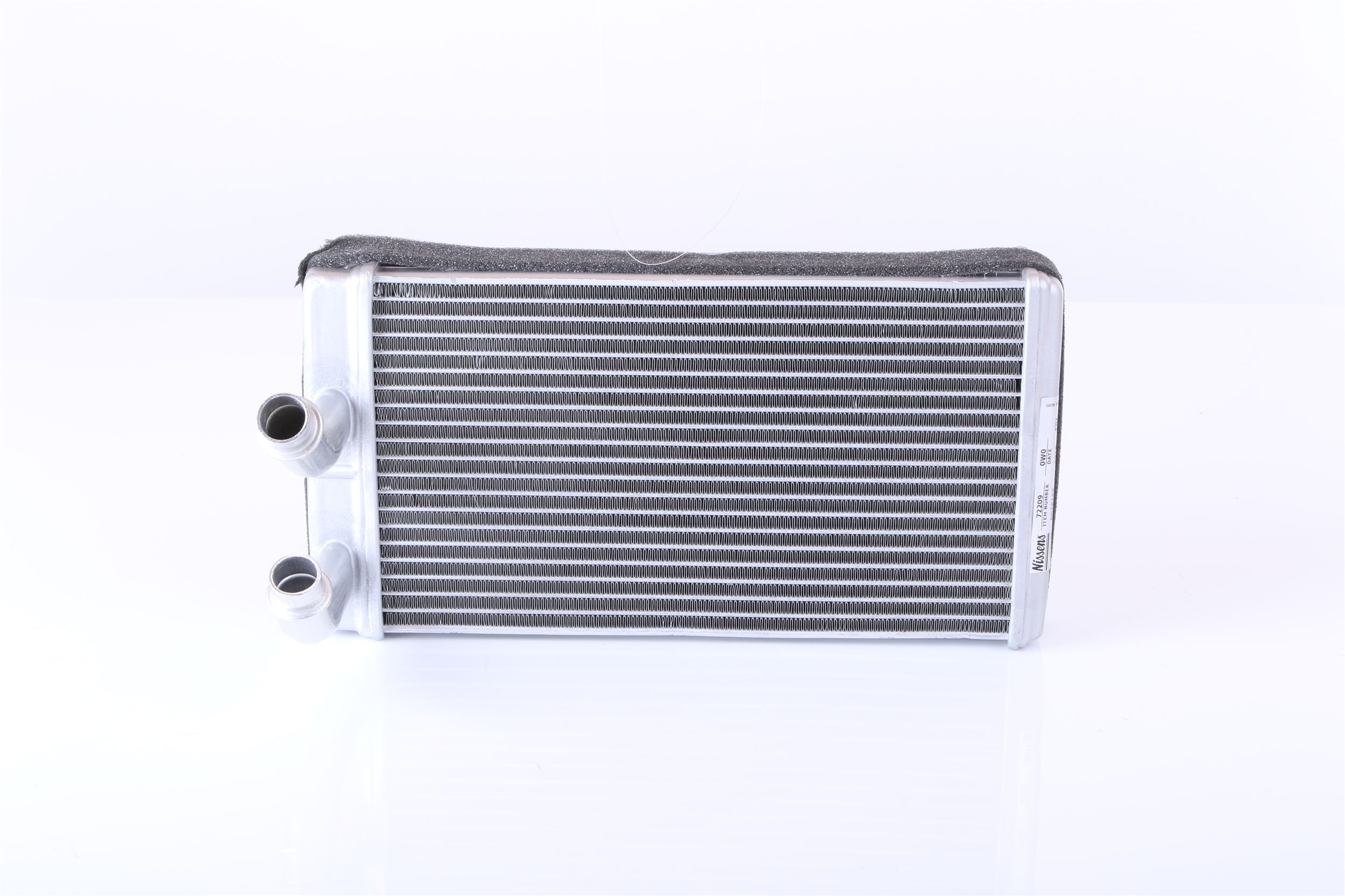 NISSENS 72209 med rør, Kjøleribber loddet