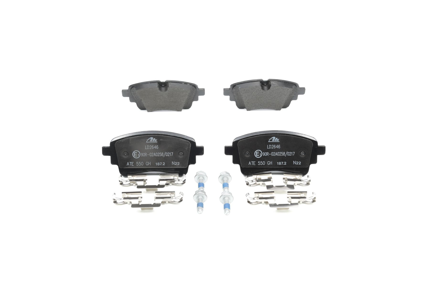 80A698451F OE ATE Kit pastiglie freni 13.0470-2646.2