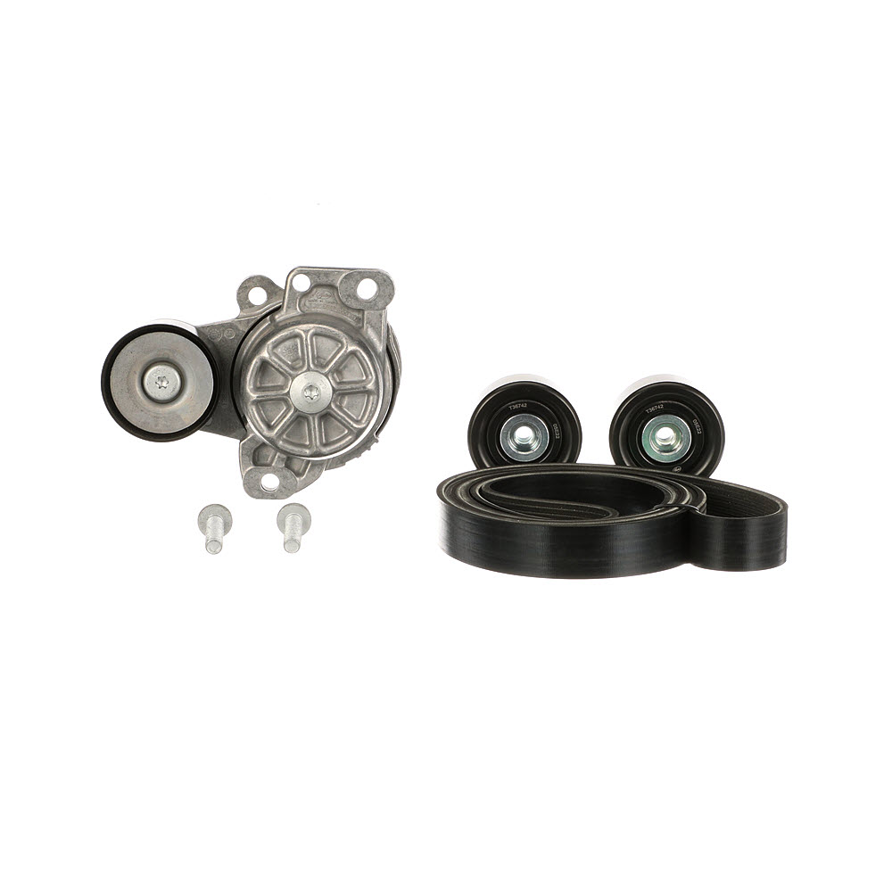 Keilrippenriemensatz GATES FleetRunner Micro-V Kit K018PK2553HD passend für VW, MERCEDES-BENZ, BMW, AUDI, OPEL zum günstigen Preis