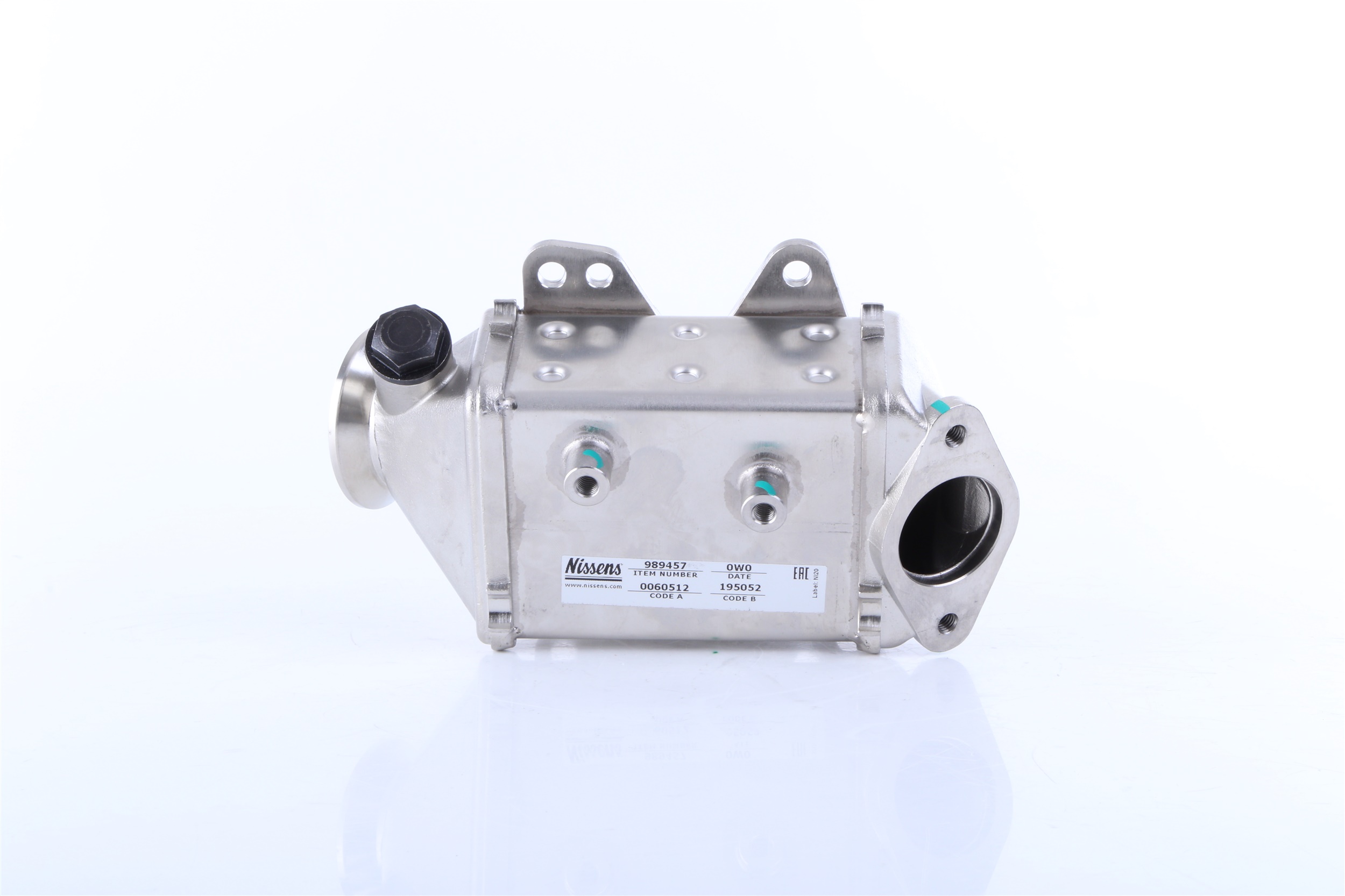 NISSENS 989457 Radiatore gas di scarico FIAT Doblo II Van / Station Wagon (263) 1.3 D Multijet (263ZXT1A, 263WXT1A, 263ZYA1A, 263WYA1A) Diesel 80 CV 2018 prezzo