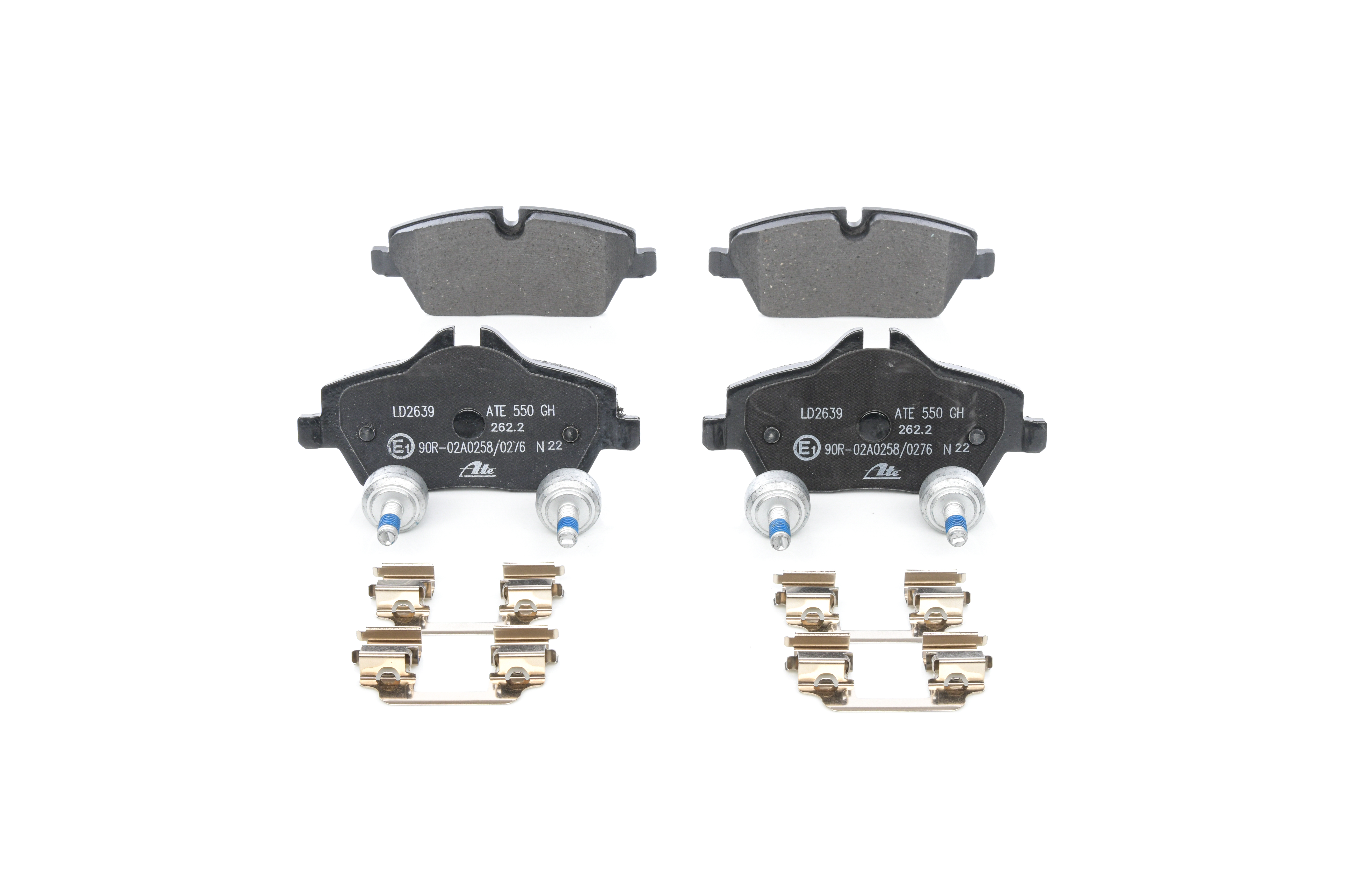 Pastilhas de travão ATE 13.0470-2639.2 adequados para BMW barato