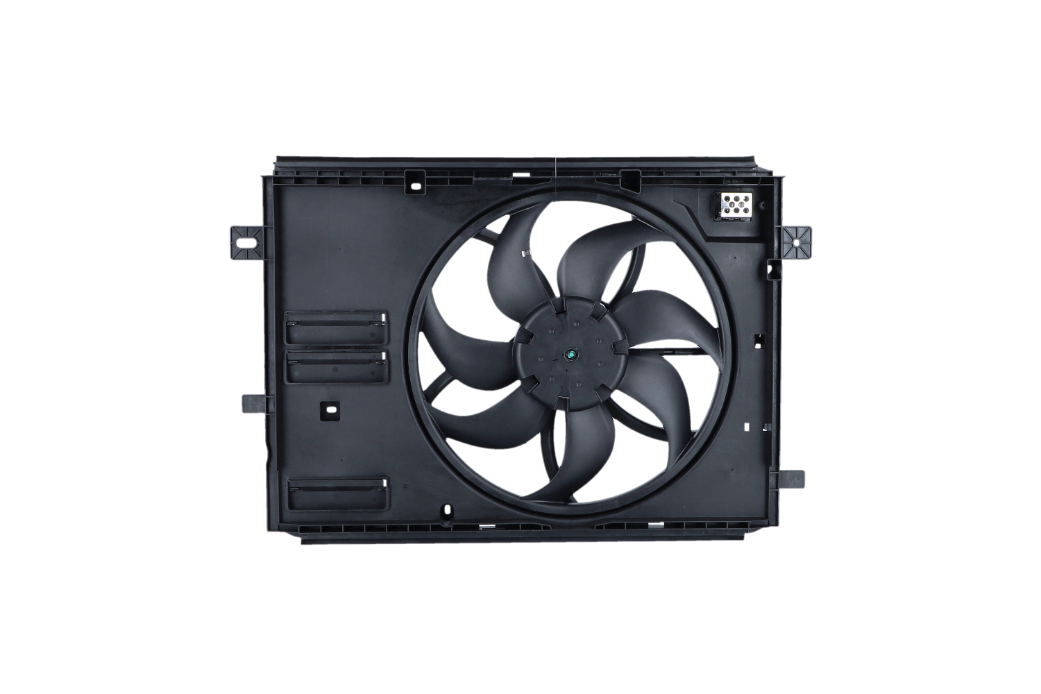 NRF Kühlerlüfter 12V, 140W, mit Kühlerlüfterrahmen (Zarge) 470094