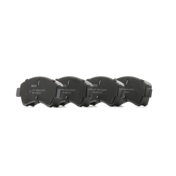 MAPCO 6537 Disc pads Peugeot 207 Saloon 1.4 Flex Petrol/Ethanol 82 hp 2009 price