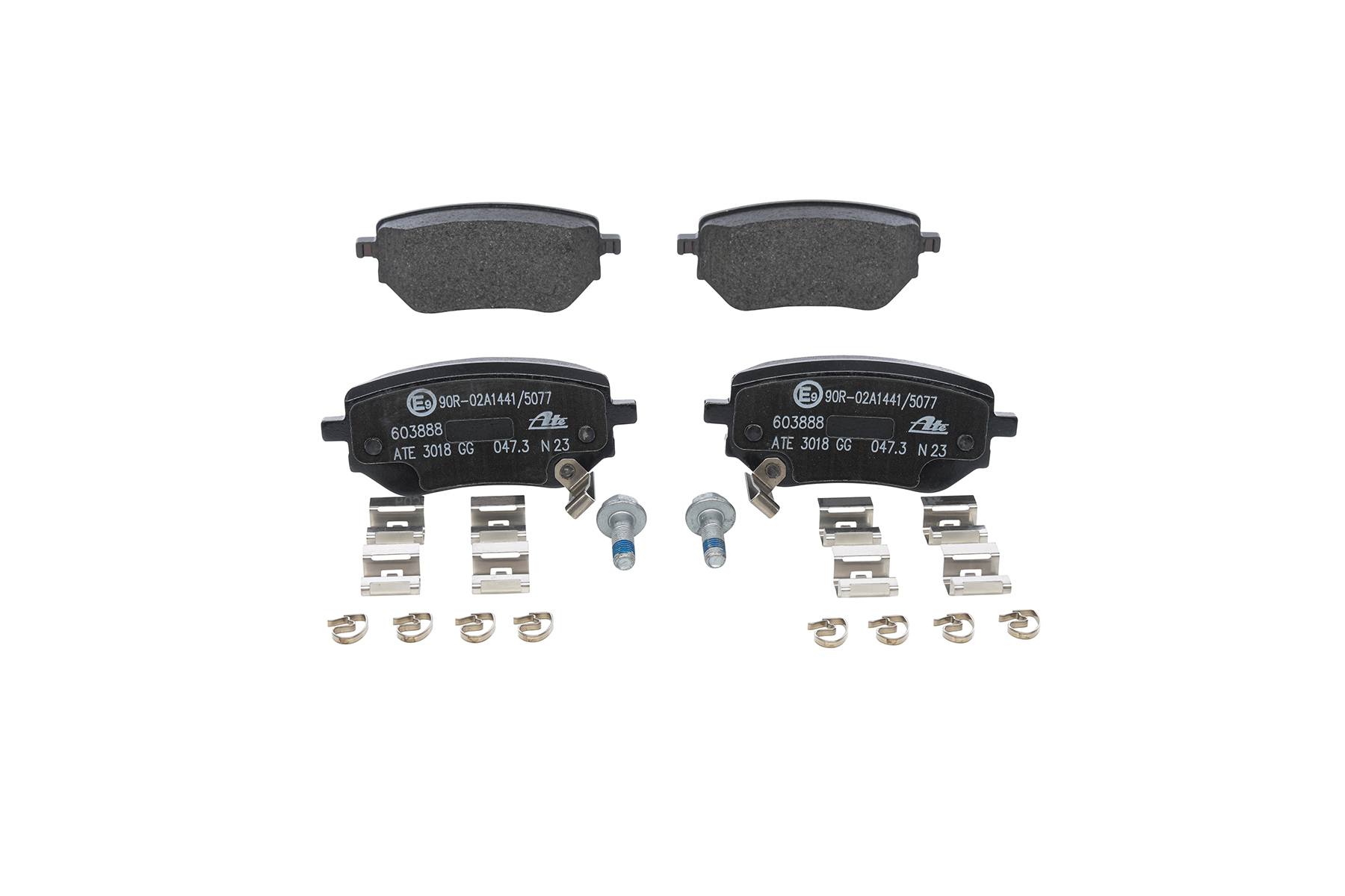 ATE 13.0460-3888.2 Remblokken NISSAN NAVARA Open laadbak/ Chassis (D21) 2.4 4WD Benzine 101 Pk 1988 kosten