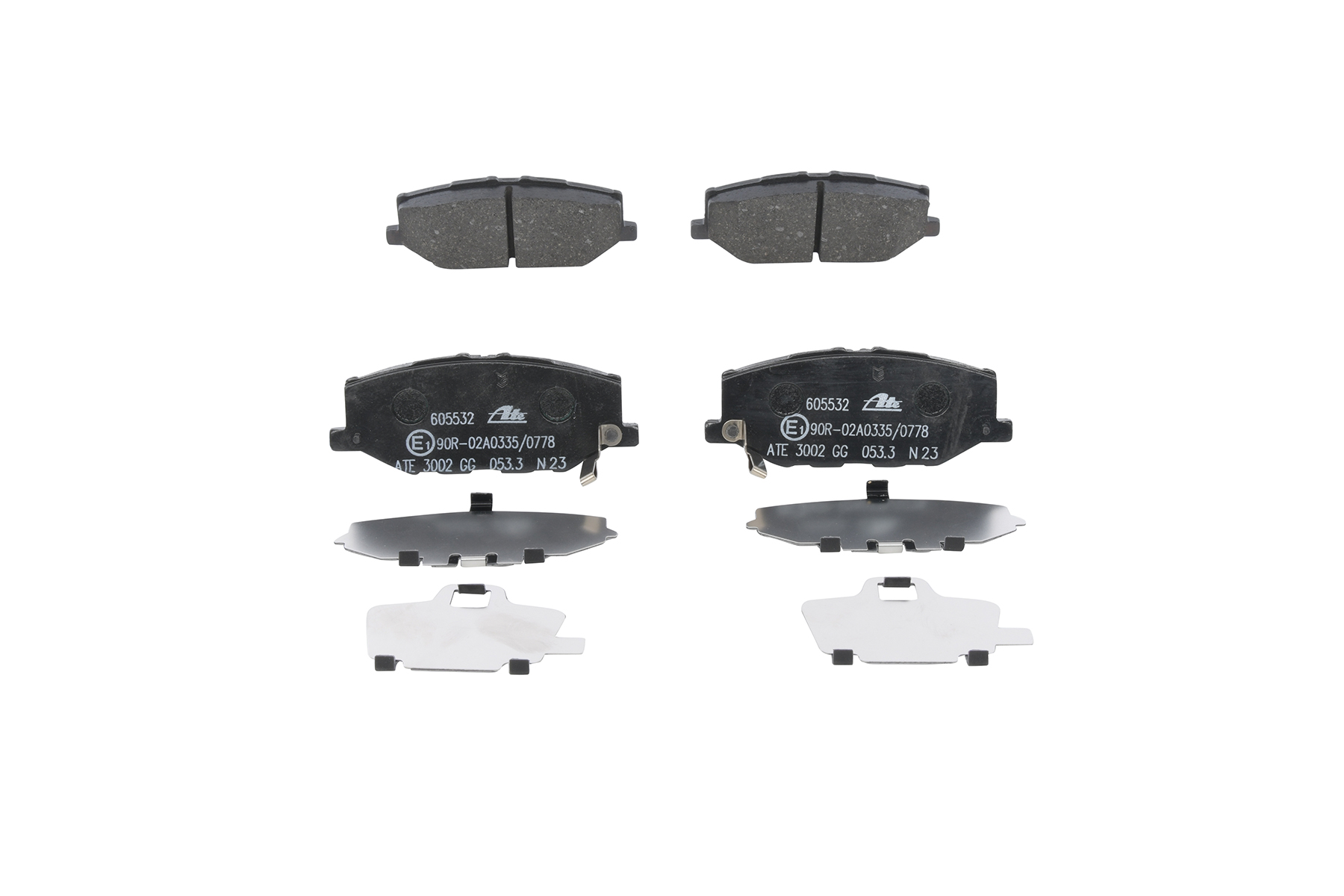 ATE Brake pad set 13.0460-5532.2