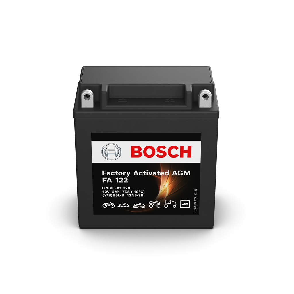 Batteri BOSCH 0 986 FA1 220 som passar till VOLVO, VW, BMW, AUDI, MERCEDES-BENZ billigt