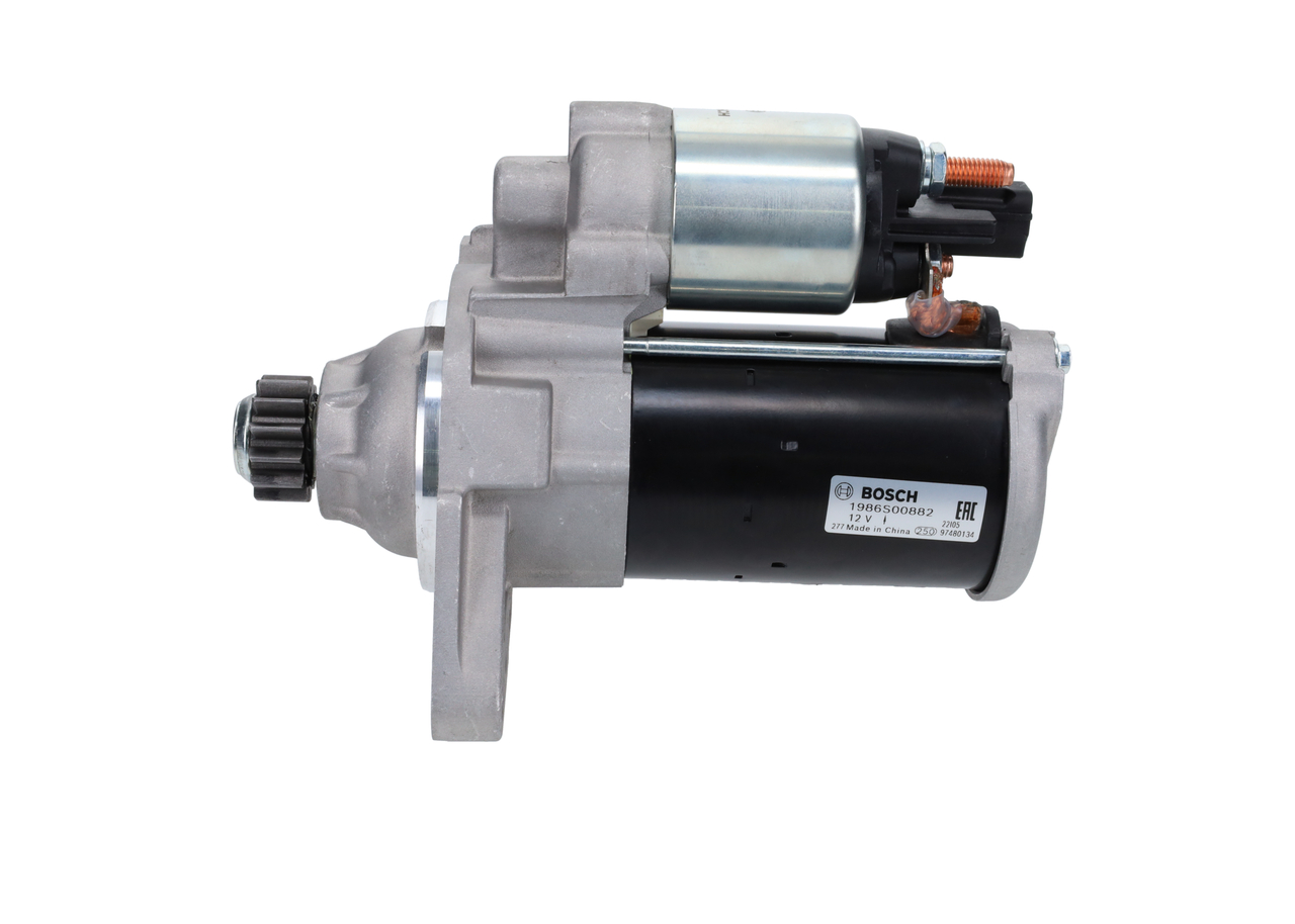 BOSCH 1 986 S00 882 Startmotor VW T-Cross (C11_) 1.4 TSi Flexfuel Bensin/etanol 150 hk 2024 pris