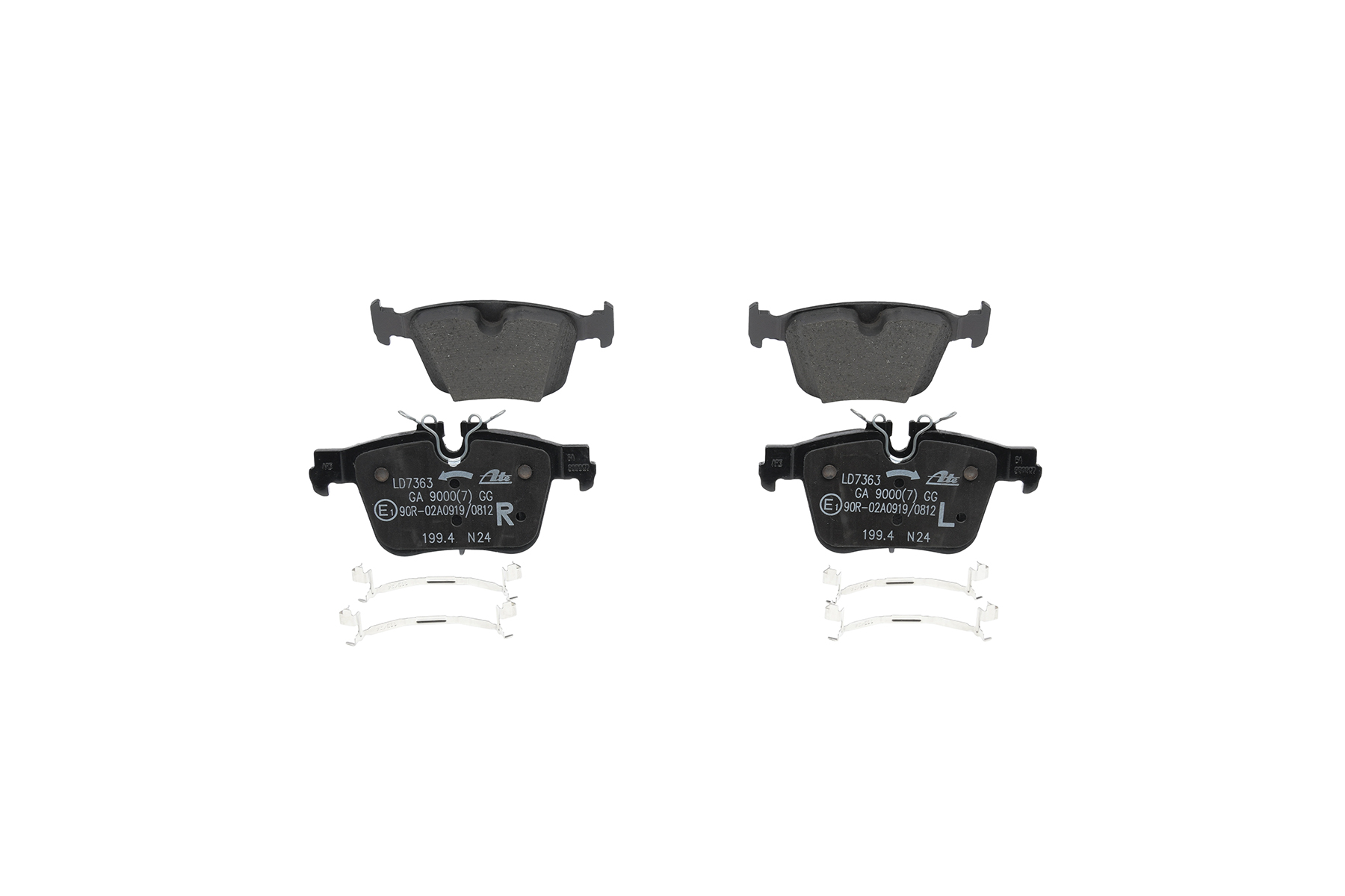 ATE 13.0470-7363.2 Pastiglie dei freni VOLVO EX40 I (536) EV Elettrico 238 CV 2025 prezzo