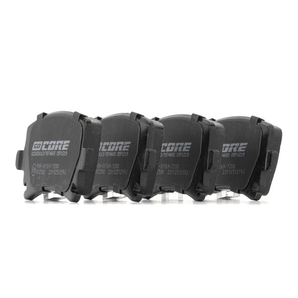goCORE GCD020013 Plaquette de frein VOLKSWAGEN Tiguan I (5N) 1.4 TSI 4motion Essence 150 CV 2018 prix