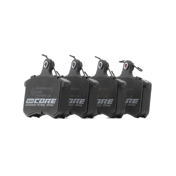 4A0698451 OE goCORE Plaquettes de frein GCD020024