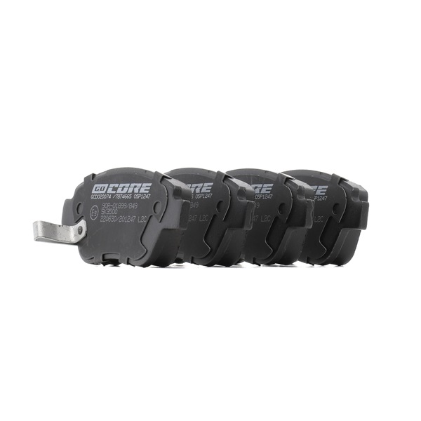 goCORE GCD020074 Remblokken Fiat Panda II 1.3 D Multijet 4x4 (169.AXC2A) Diesel 70 Pk 2023 kosten