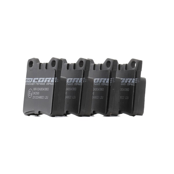 goCORE GCD020087 Bremsbeläge PEUGEOT 406 Break (8E/F) 1.8 101 PS Benzin 1999