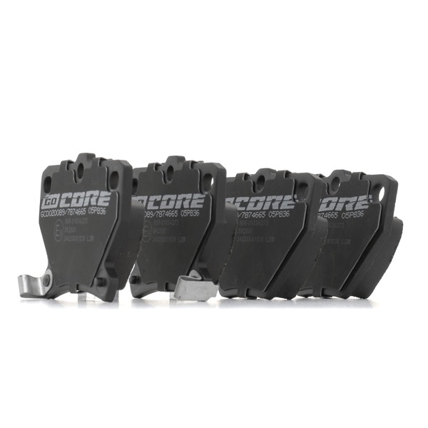 goCORE GCD020089 Remblokset Yaris P1 1.3 (SCP12_, SCP13_) Benzine 87 Pk 2002 kosten