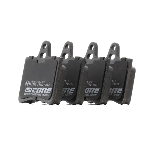 goCORE GCD020150 Remblokken CITROЁN C5 I (DC_) 3.0 Carlsson HP Benzine 235 Pk 2004 kosten
