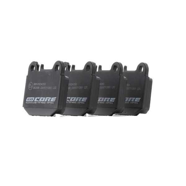 goCORE GCD020198 Remblokken MERCEDES-BENZ M-Klasse (W163) ML 270 CDI 2.7 (163.113) Diesel 163 Pk 2002 kosten