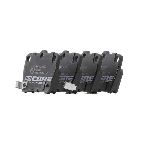 goCORE GCD020210 Bremsbeläge Toyota Rav4 II 2.0 D 4WD 116 PS Diesel 2002