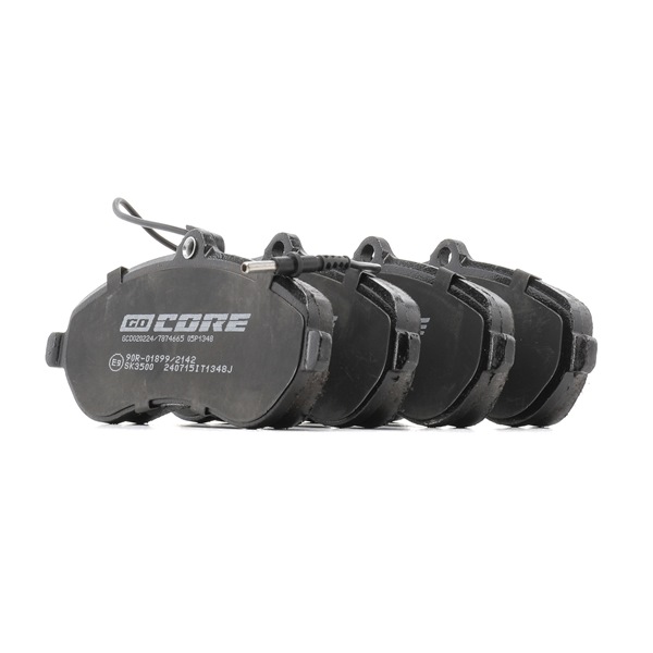 goCORE GCD020224 Bremsbeläge CITROЁN JUMPY Kasten 1.6 HDi 8V 90 PS Diesel 2012