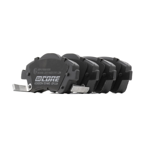 goCORE GCD020254 Bremsbeläge Toyota Auris e15 1.8 4WD 136 PS Benzin 2006
