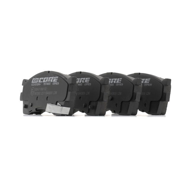 0K2N13328ZA OE goCORE Bremsbeläge GCD020266