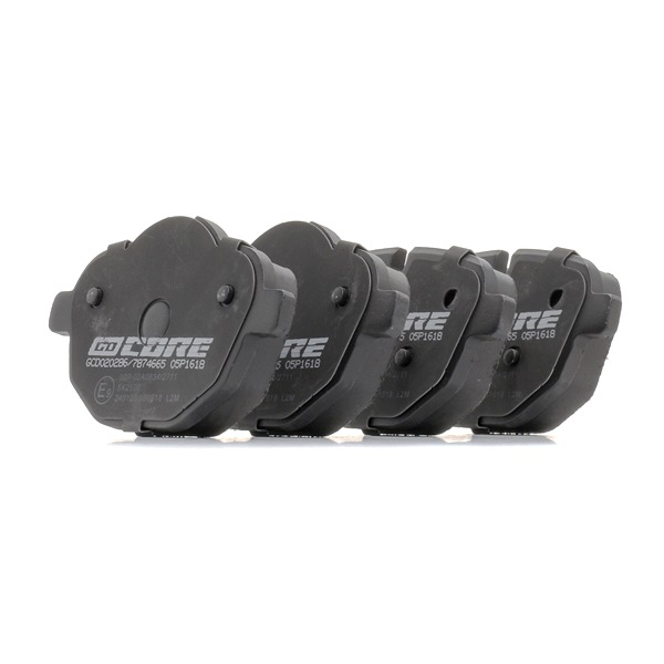 goCORE GCD020286 Bremsbeläge F11 Touring 523i 2.5 204 PS Benzin 2011