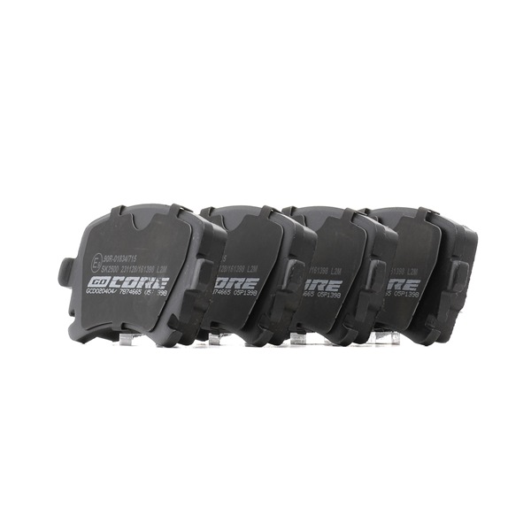 8E0698451C OE goCORE Plaquettes de frein GCD020404