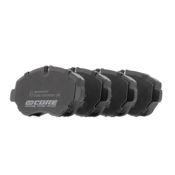goCORE GCD020485 Plaquette de frein IVECO DAILY IV Camionnette/Break 3.0 50C18 V, 50C18 V/P Diesel 176 CV 2011 prix