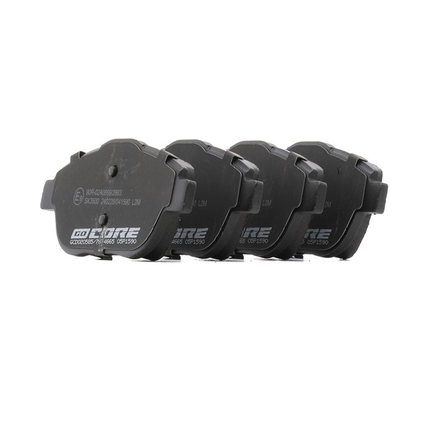 1617293780 OE goCORE Bremsbeläge GCD020585