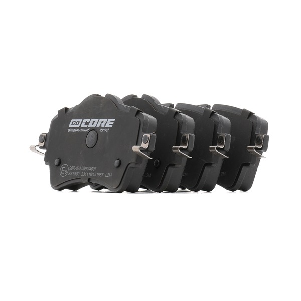 goCORE GCD020606 Bremsbeläge MINI Schrägheck (F55) 2.0 Cooper S 192 PS Benzin 2014