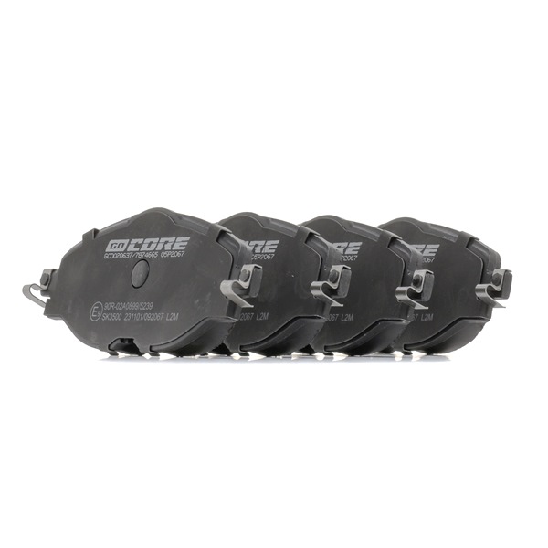 2K5698151A OE goCORE Plaquettes de frein GCD020637