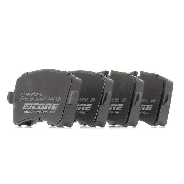 goCORE GCD020692 Bremsbeläge A4 B8 Avant RS4 4.2 quattro Benzin 450 PS 2015