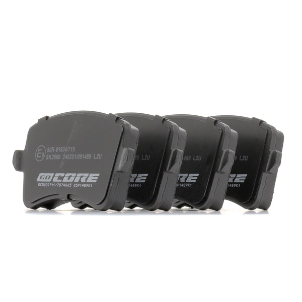 goCORE GCD020711 Bremsbeläge Q5 8R SQ5 3.0 TDI quattro 326 PS Diesel 2015