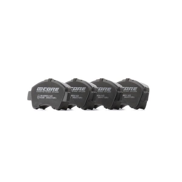 goCORE GCD020733 Тормозные колодки дисковые Iveco Daily IV c бортовой платформой 3.0 65C15, 65C15 /P, 65C15 D, 65C15 D/P Дизель 146 л.с. 2006