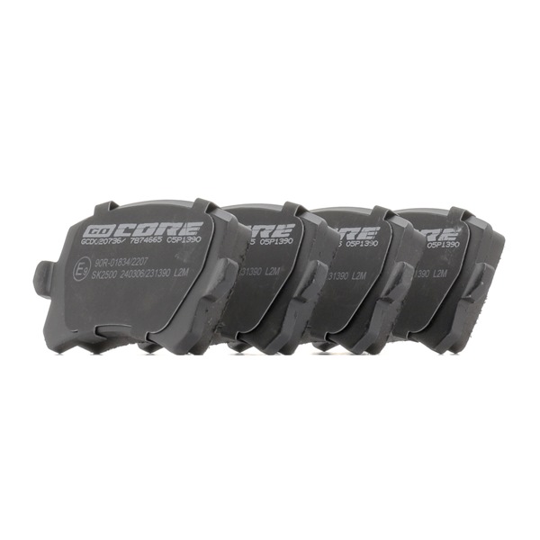 3AA698451A OE goCORE Plaquettes de frein GCD020736