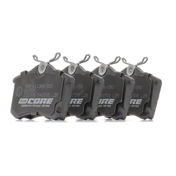 1K0698451J OE goCORE Bremsbeläge GCD020749