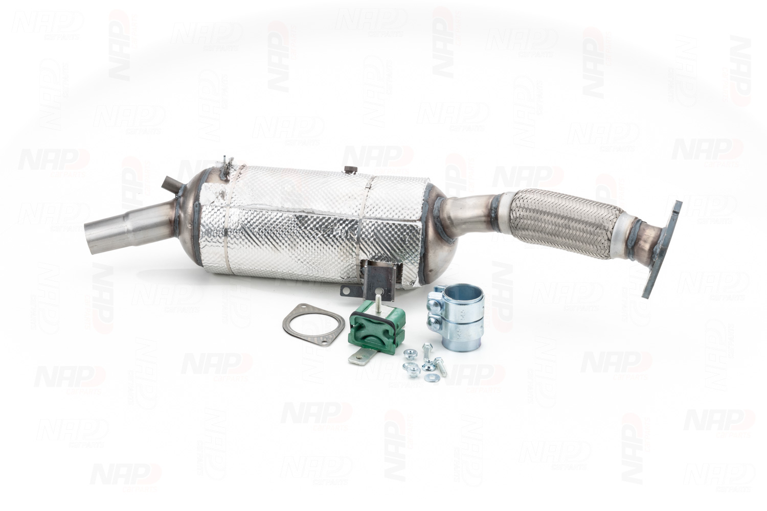 NAP carparts CAD10733 Euro 5, Cordierit, med påbygnings/festemateriale