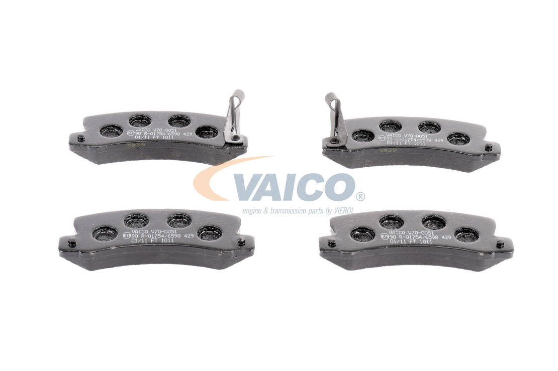 VAICO V70-0051 Disc pads Camry IV Saloon (_V2_) 3.0 V6 (MCV20_) Petrol 184 hp 1999 price