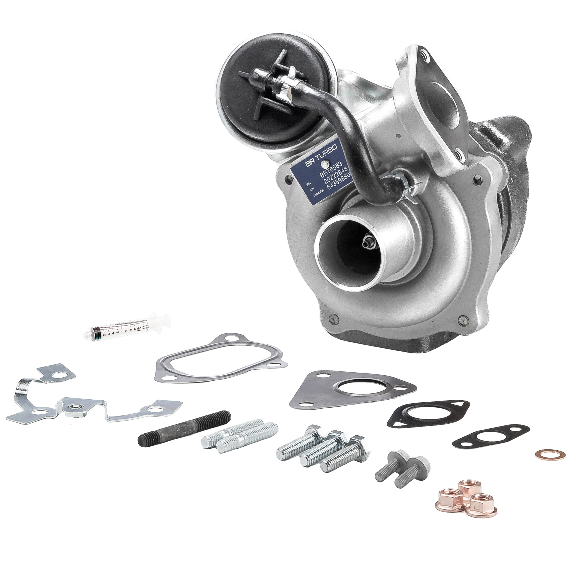 BR Turbo BRT6583M Abgasturbolader Panda 169 1.1 (169.AXA1A) Benzin 54 PS 2025