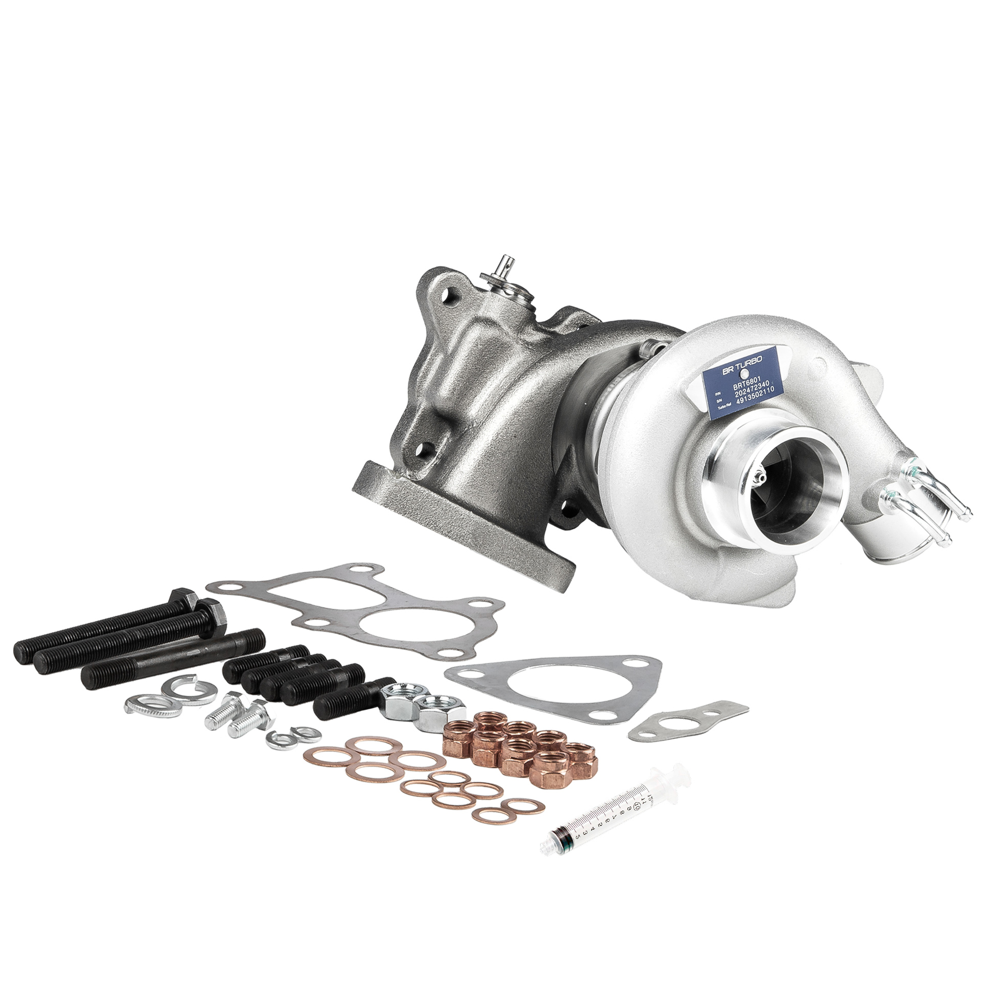 BR Turbo BRT6801M Turbina Hyundai Galloper 2 2.5 TD intercooler dyzelinas 99 AG 2002