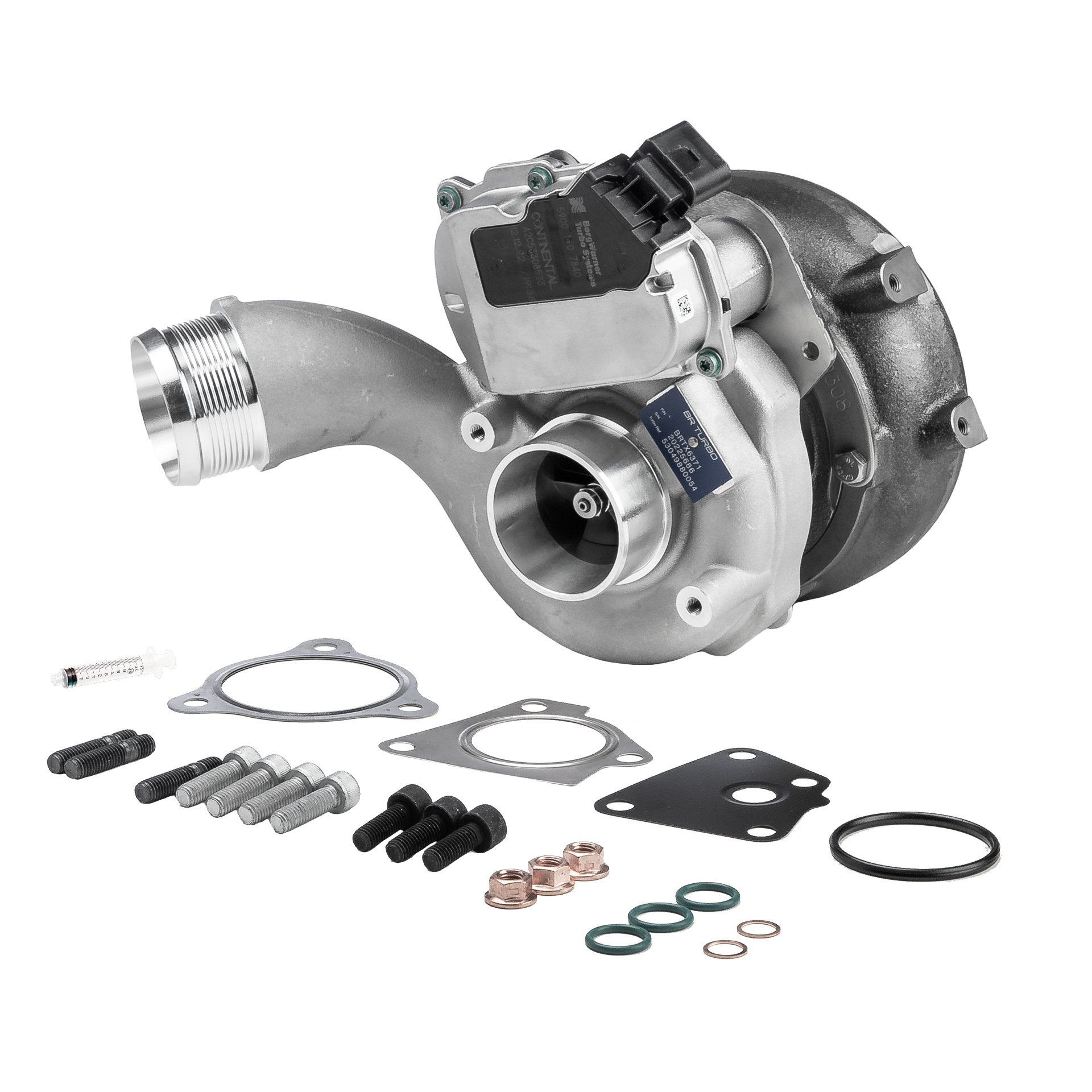 BR Turbo BRTX6371M Turbokompresorius AUDI A4 Avant (8ED, B7) 3.0 TDI quattro dyzelinas 233 AG 2006