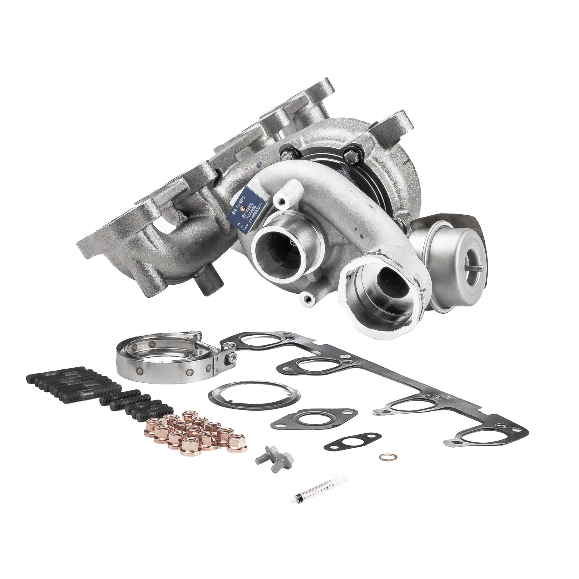 BR Turbo BRTX9771M Turbokompresorius VOLKSWAGEN California T5 Bus (7EC, 7EF, 7EG, 7HF) 1.9 TDI dyzelinas 85 AG 2009